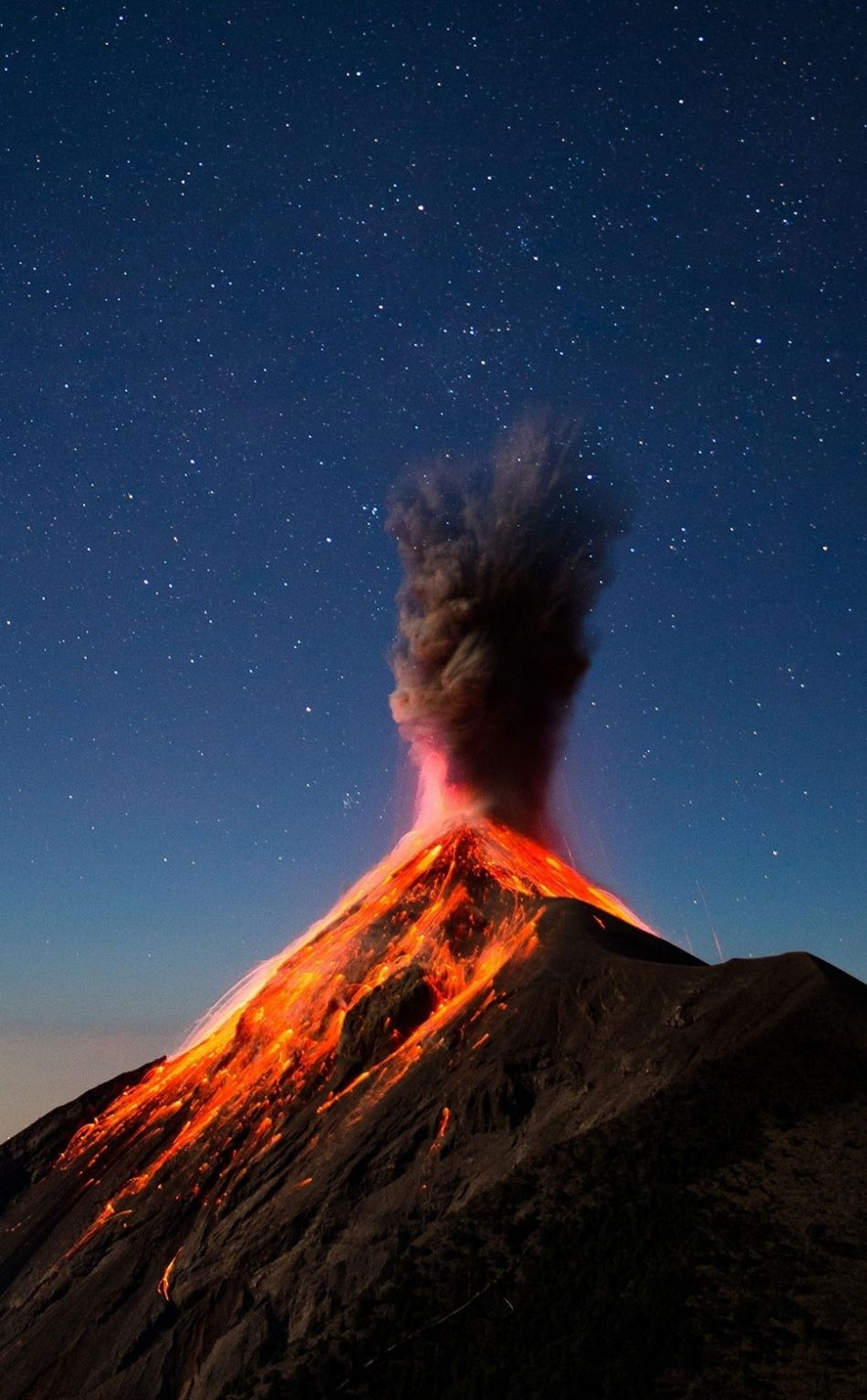 Volcano Eruption Lava Mountain Wallpaper