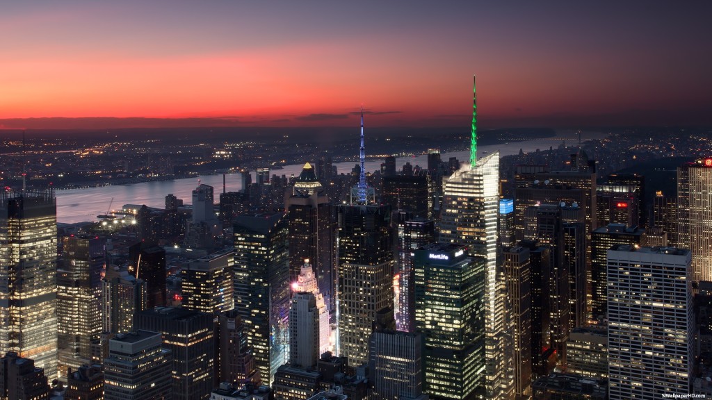 New York City Skyline Wallpaper HD Background