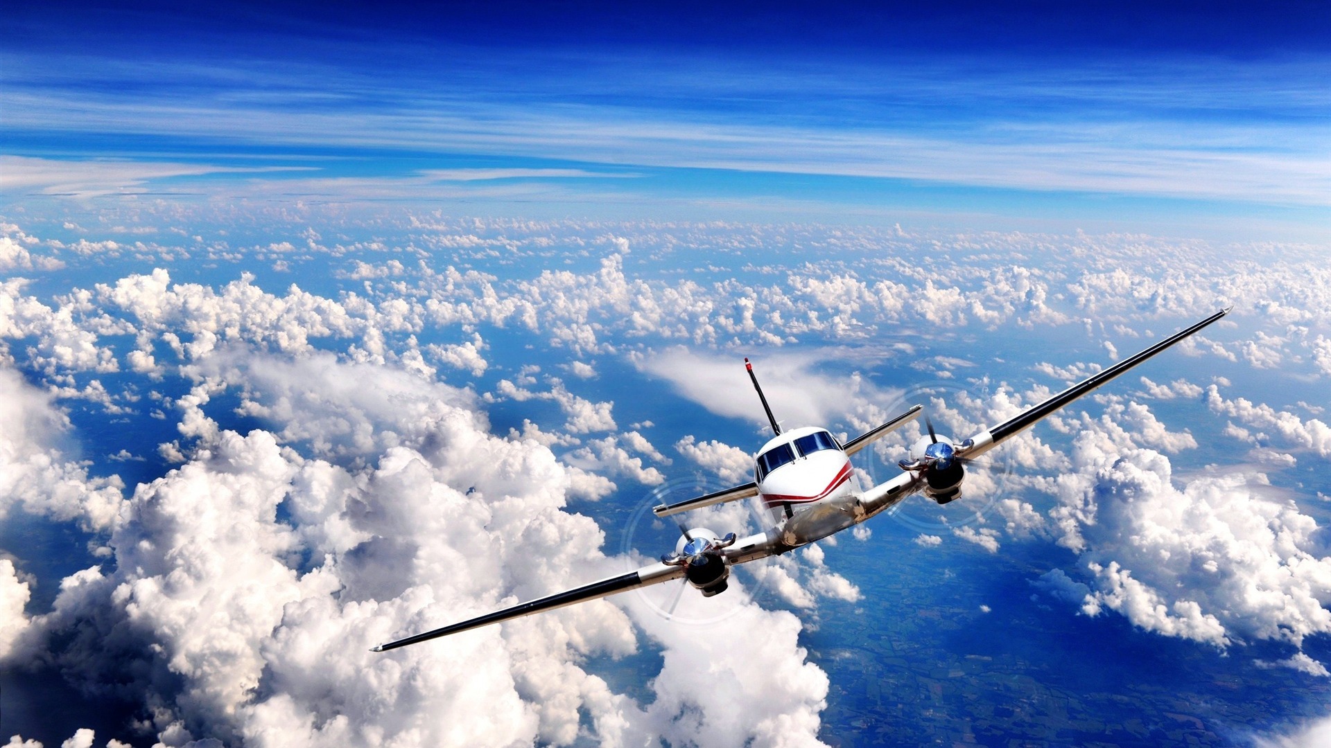 Aircraft In Flight Civil Aviation Desktop Wallpaper