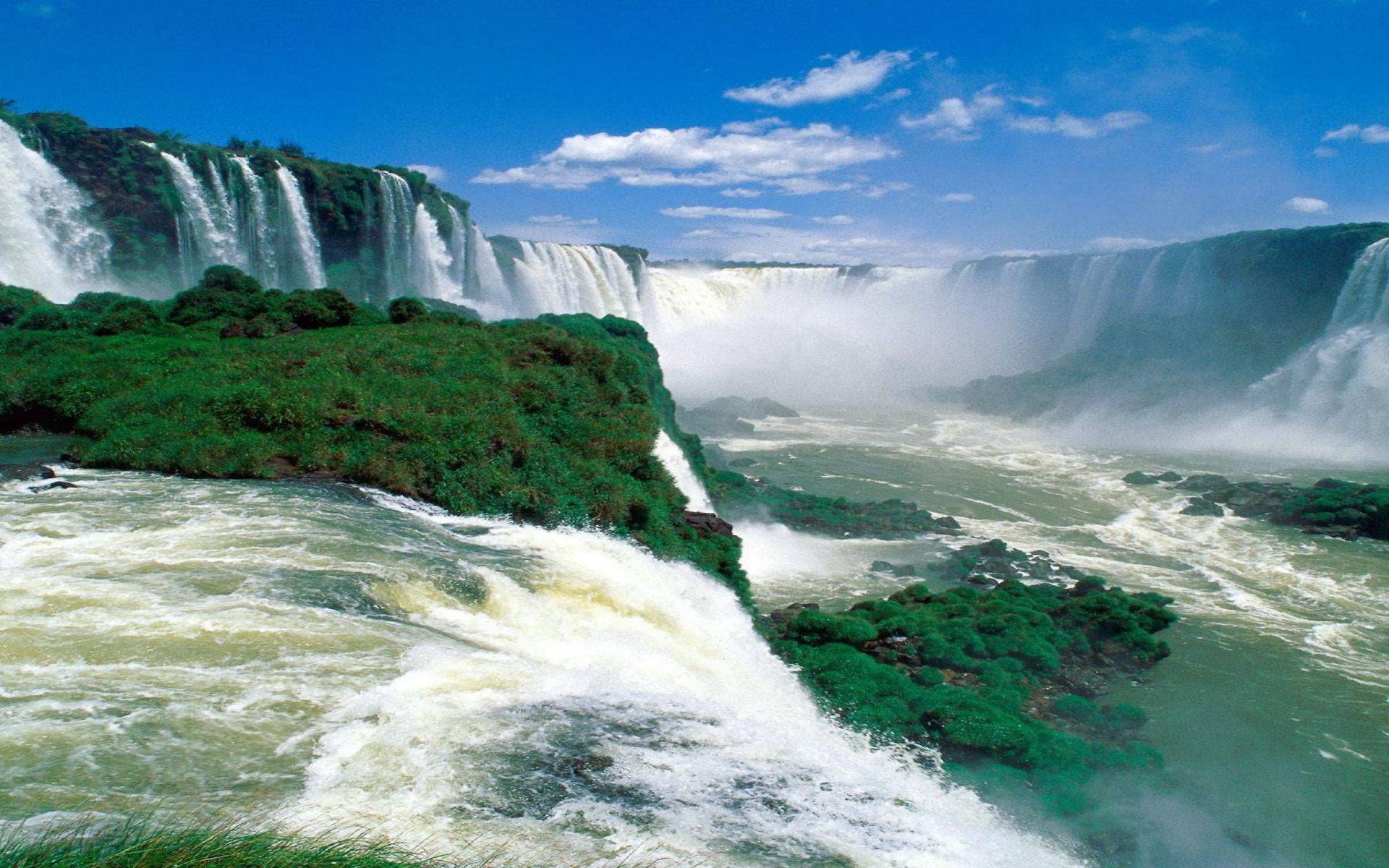 Iguazu Falls Wallpaper Stock Photos