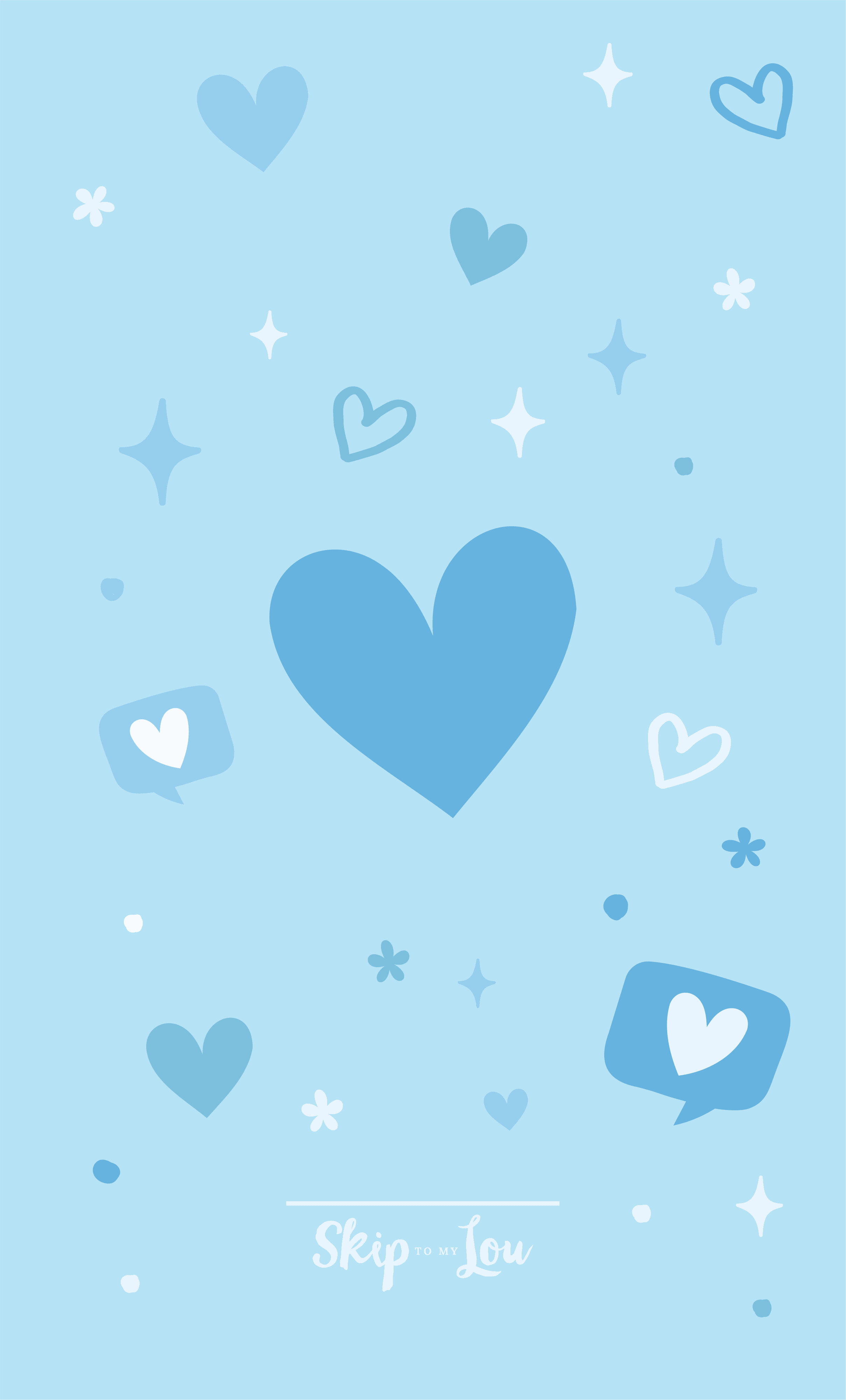 Blue Heart Wallpaper