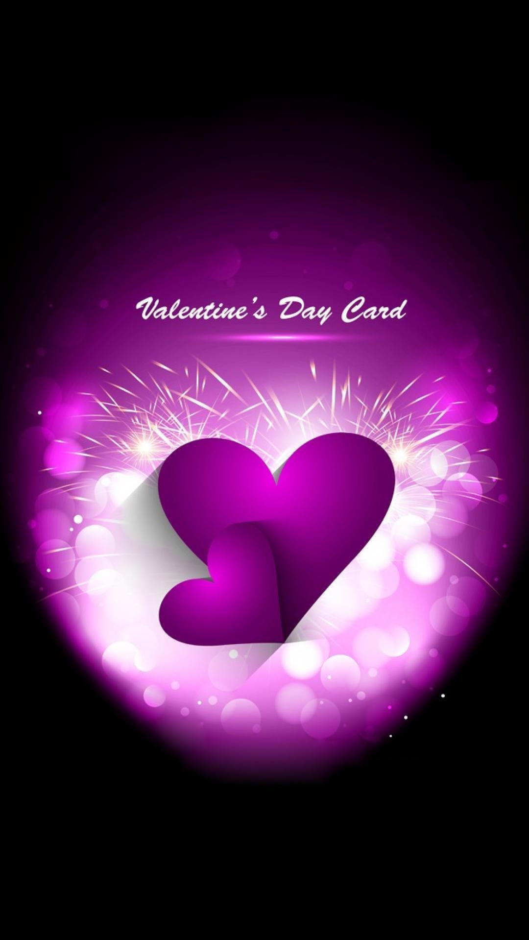 iPhone Retina Wallpaper Purple Valentine Happy Valentines Day