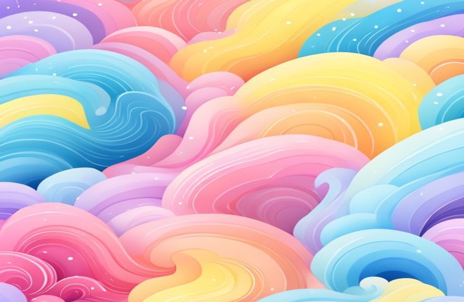 Pastel Rainbow Wallpaper