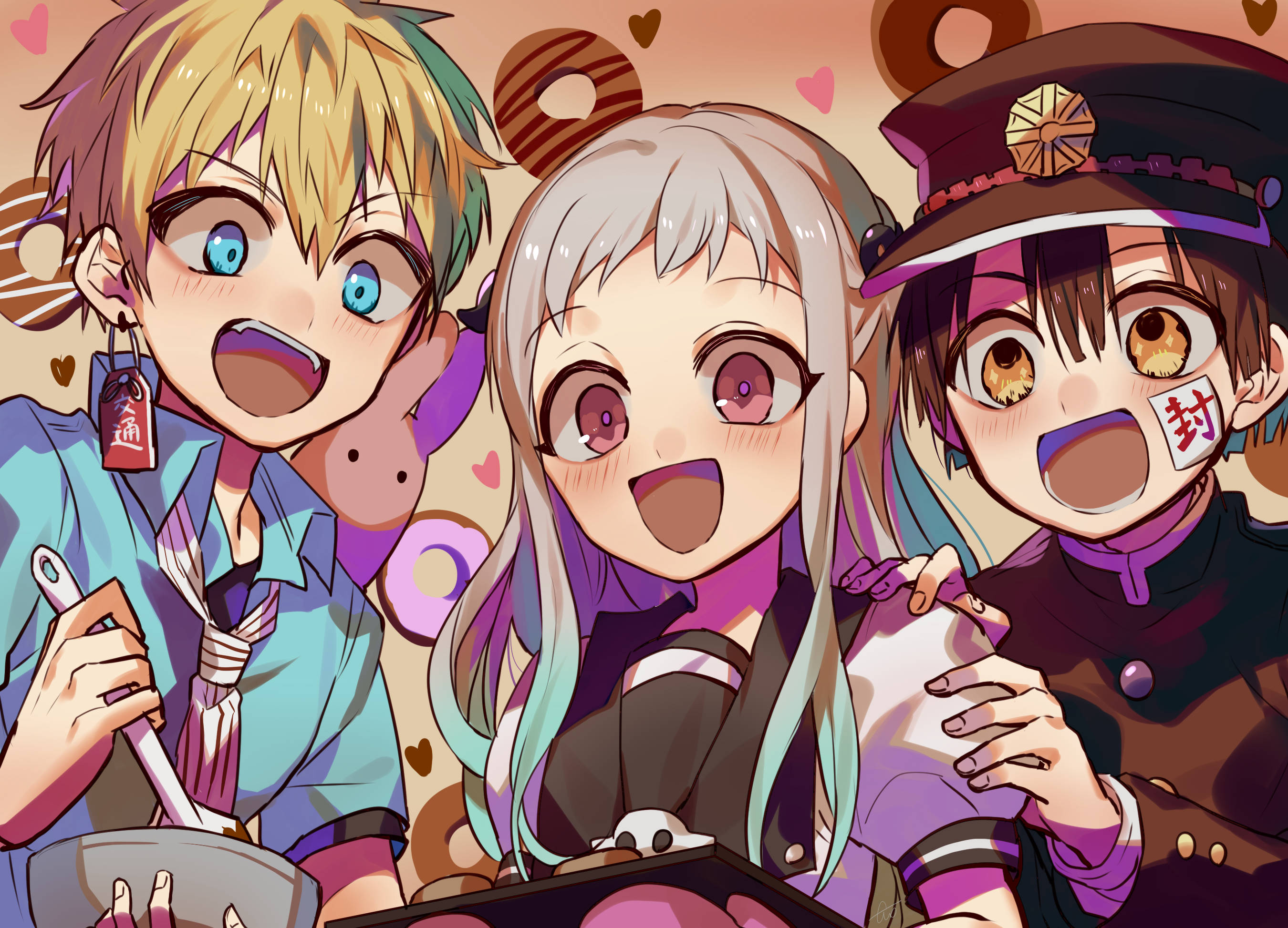 Protagonists Toilet Wallpaper