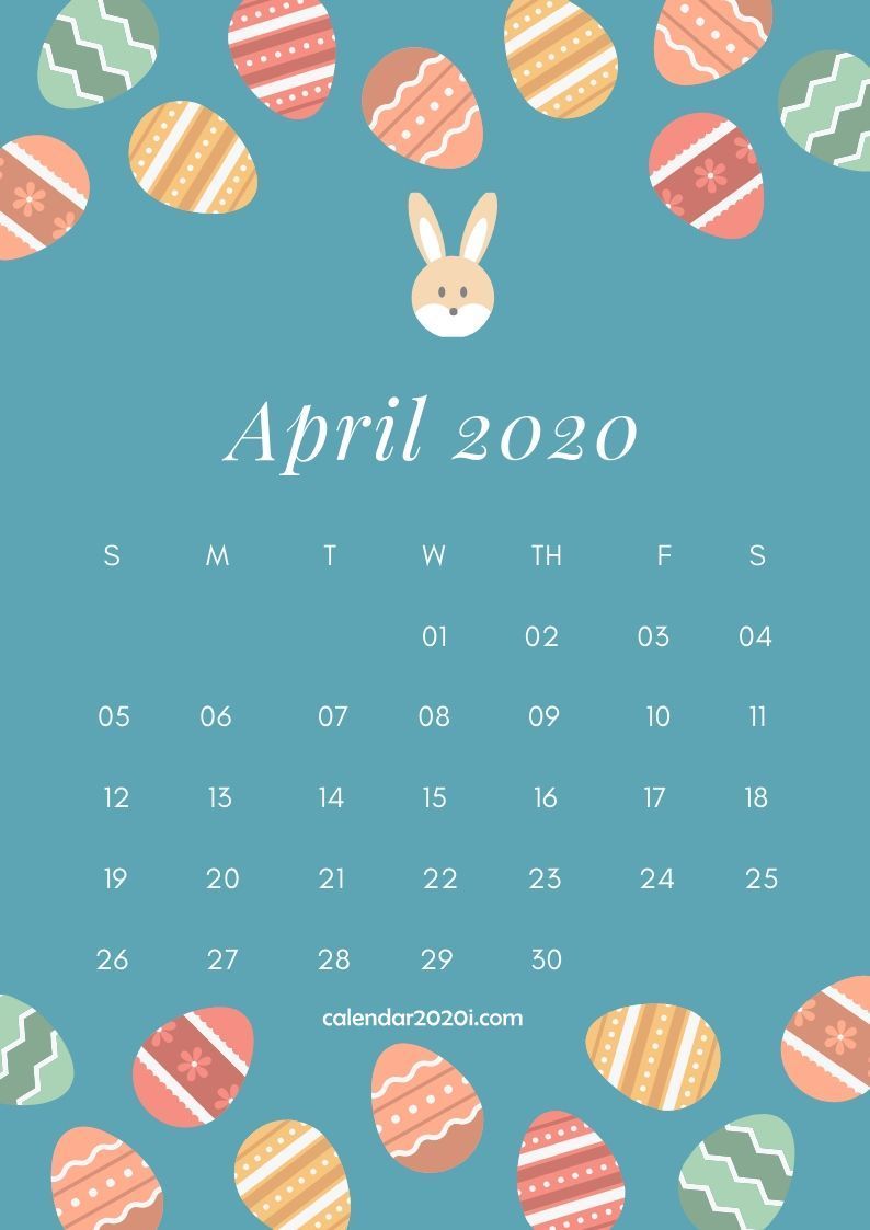 April Calendar Design Template