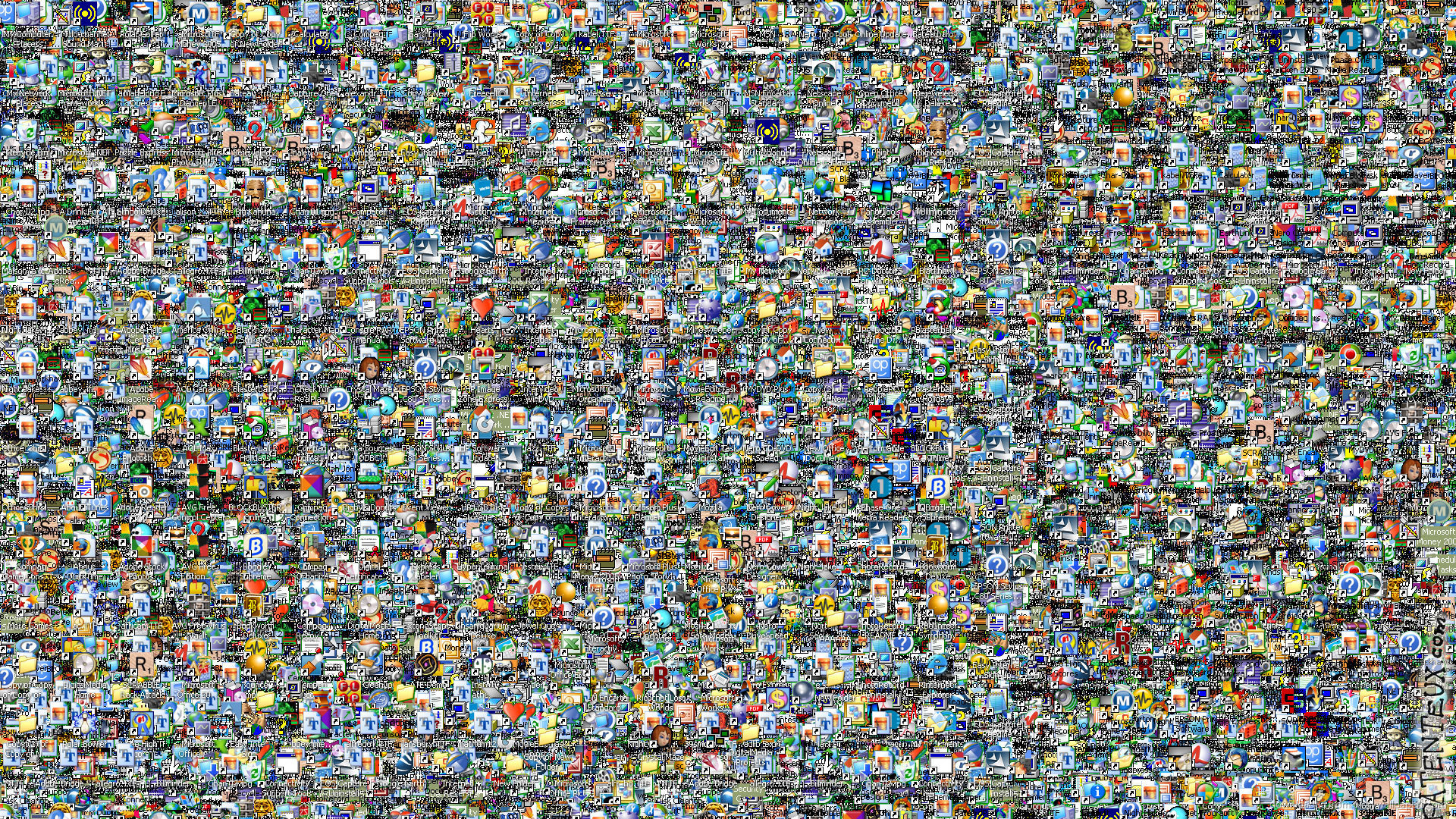 HD Messy Desktop Prank Wallpaper
