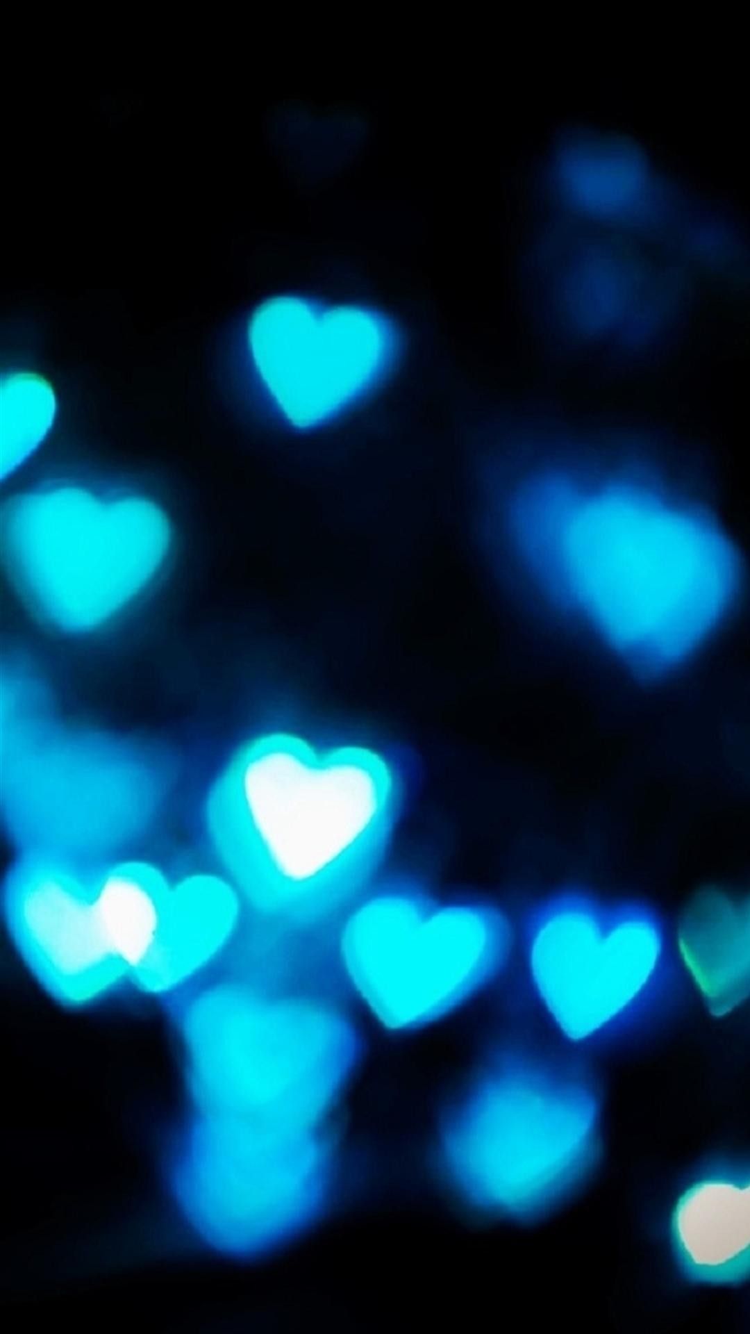 Blue Hearts Wallpaper On