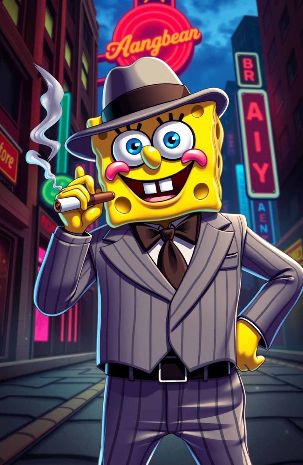 Gangster Spongebob Wallpaper