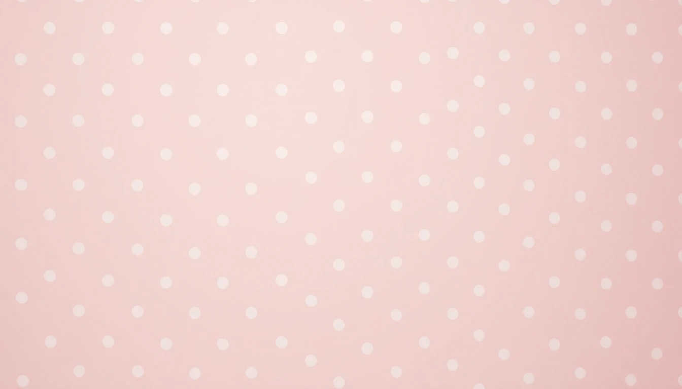 Light Pink Polka Dot Wallpaper