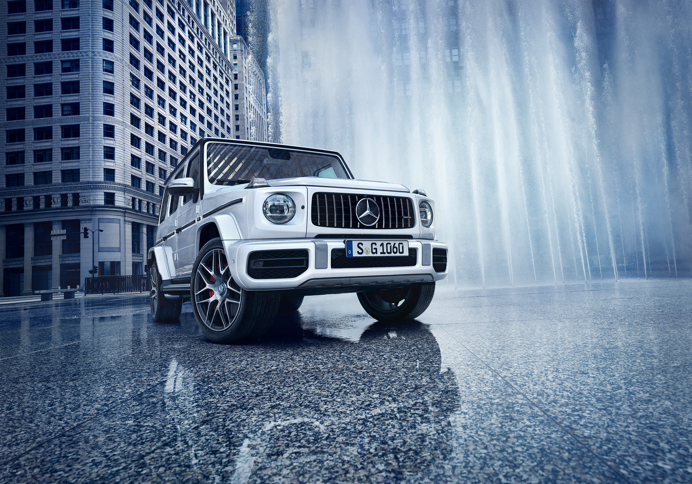 White Mercedes G Wagon Wallpaper HD Cars 4k