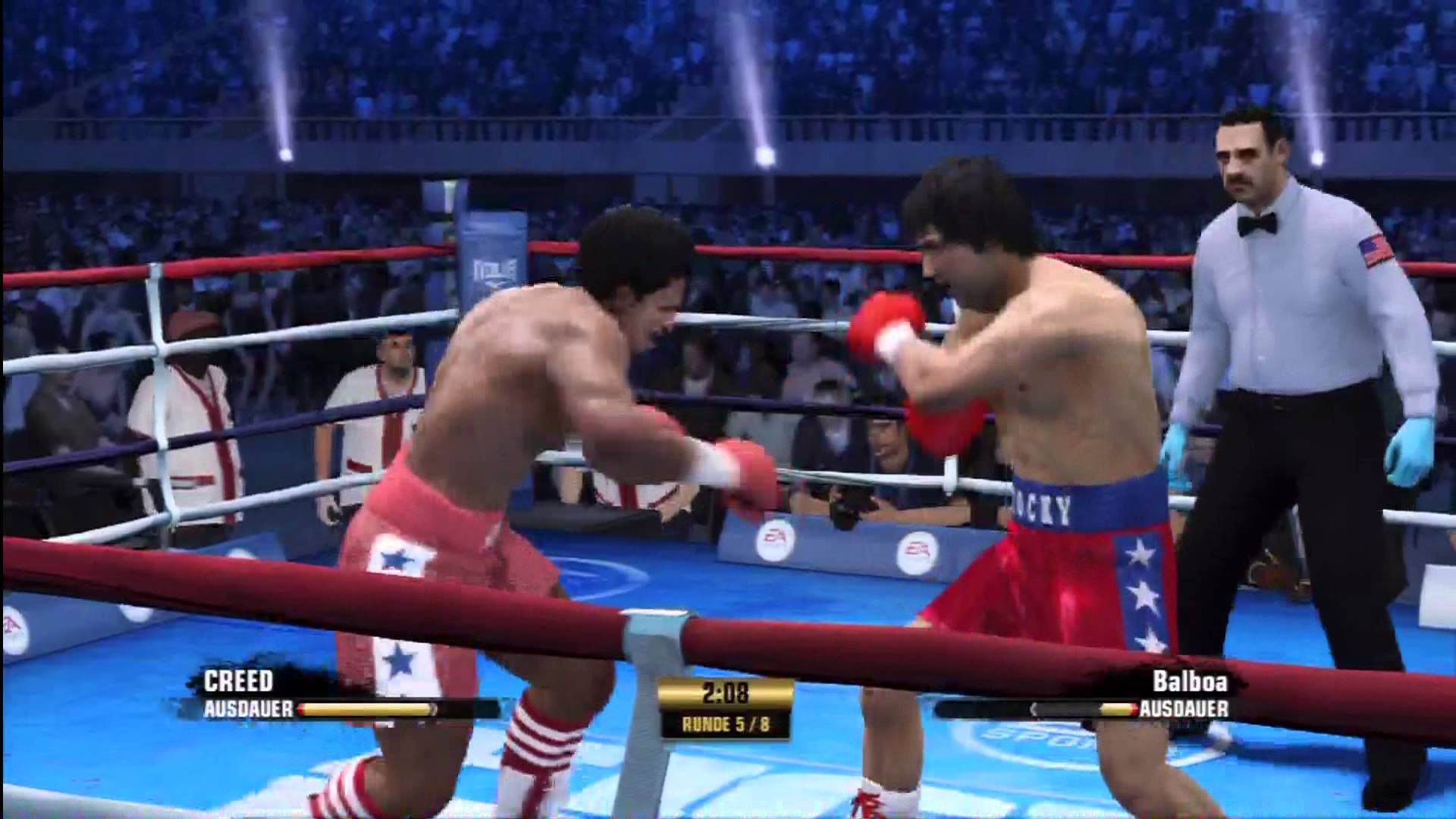 Apollo Creed Vs Rocky Balboa In Fight Night Champion