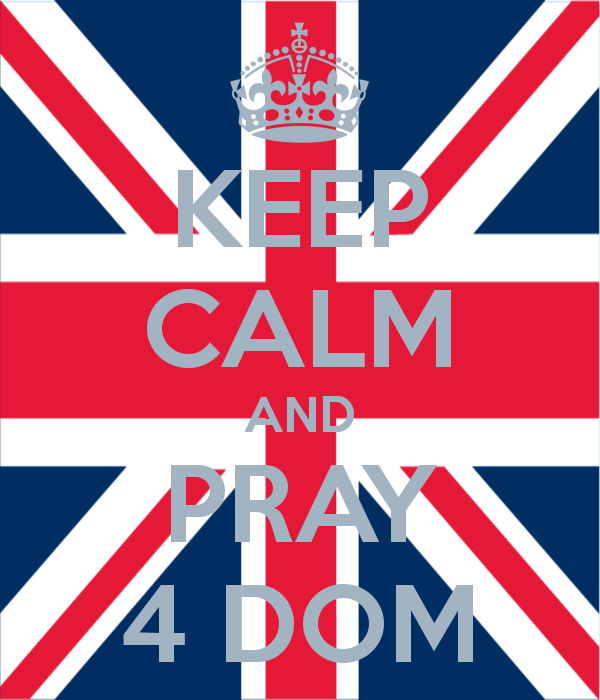 KEEP CALM AND PRAY 4 DOM   KEEP CALM AND CARRY ON Image Generator