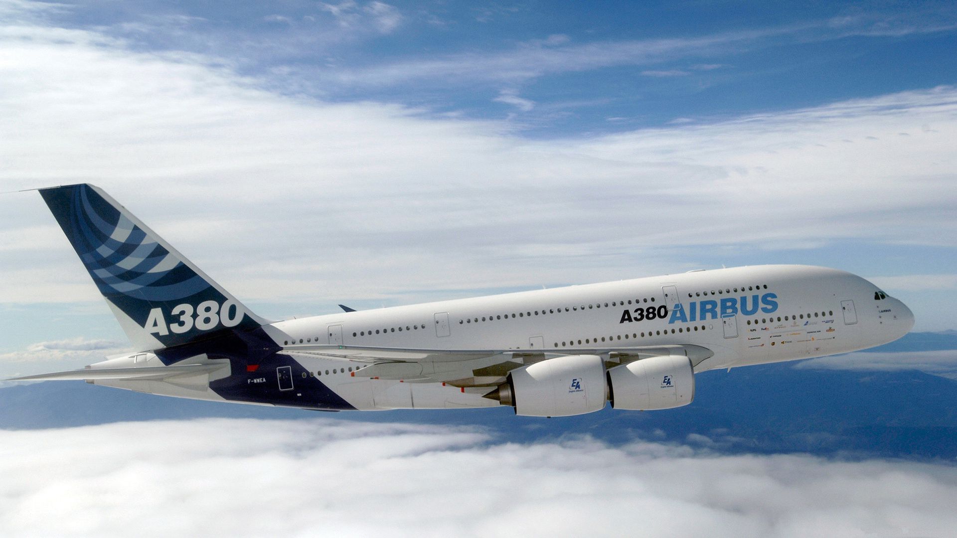 Airbus A380 Aircraft Wallpaper Background Photo