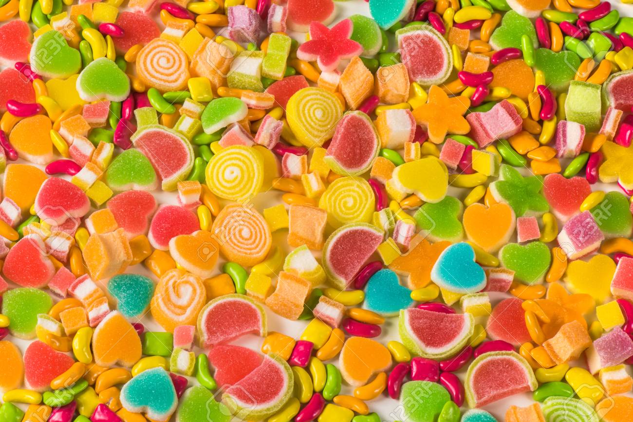 Colorful Sugary Candy Background And Texture Stock Photo Picture