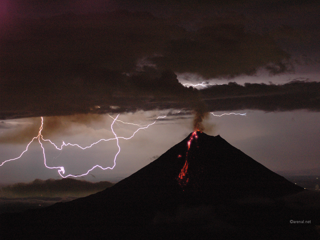 Arenal Volcano Desktop Background