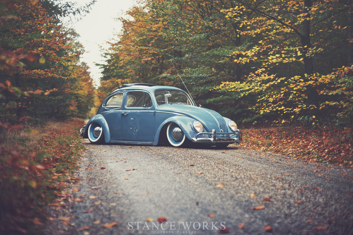 Under the October Rain Rick Tolbooms 1959 Volkswagen Beetle