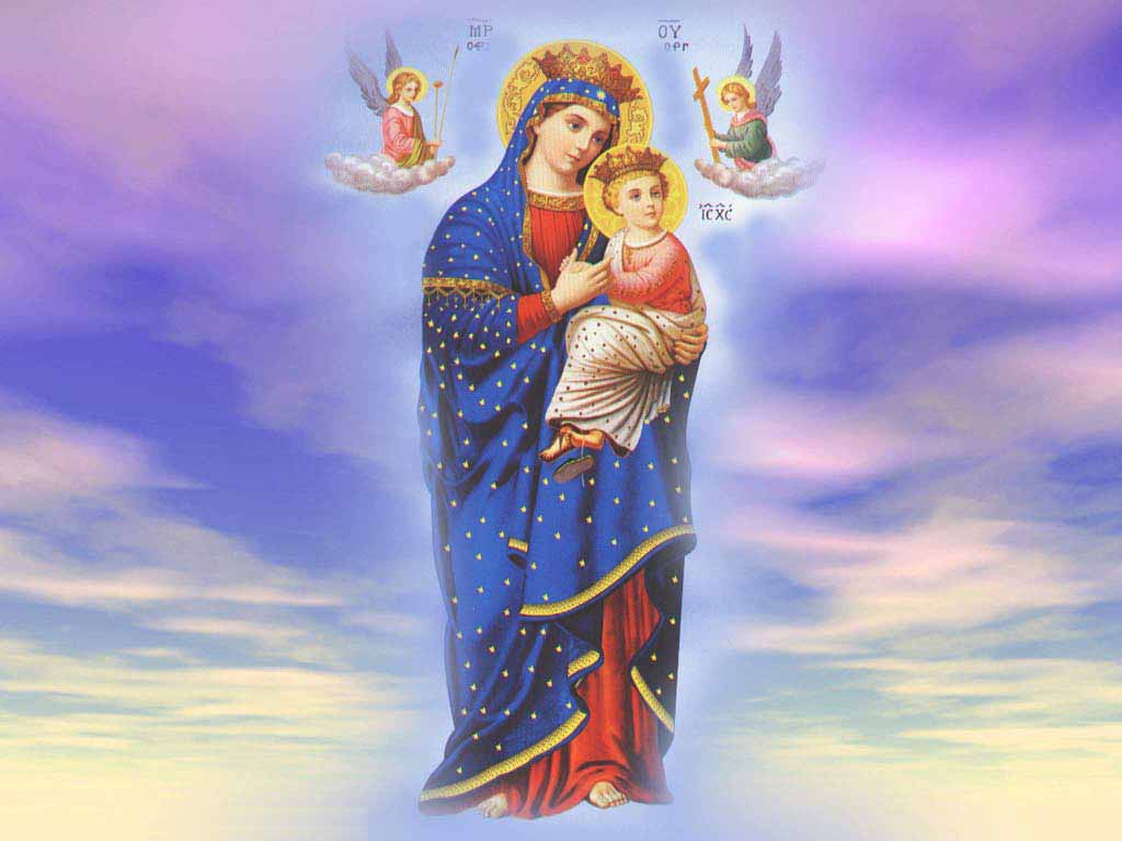 Wallpaper Mmw Beautiful Virgin Mary Mother