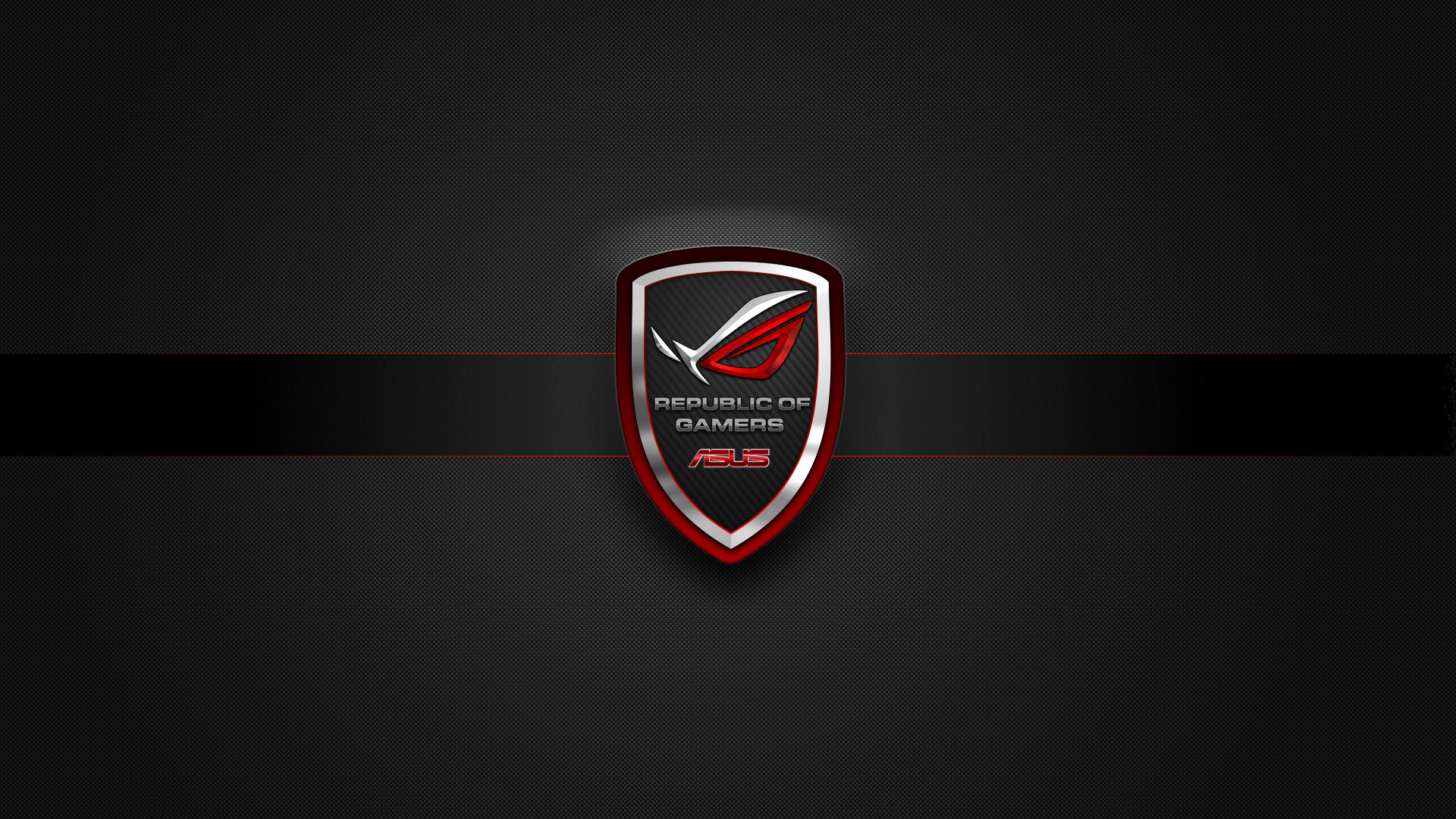 Asus Rog Republic Of Gamers Badge Logo HD 1080p Wallpaper