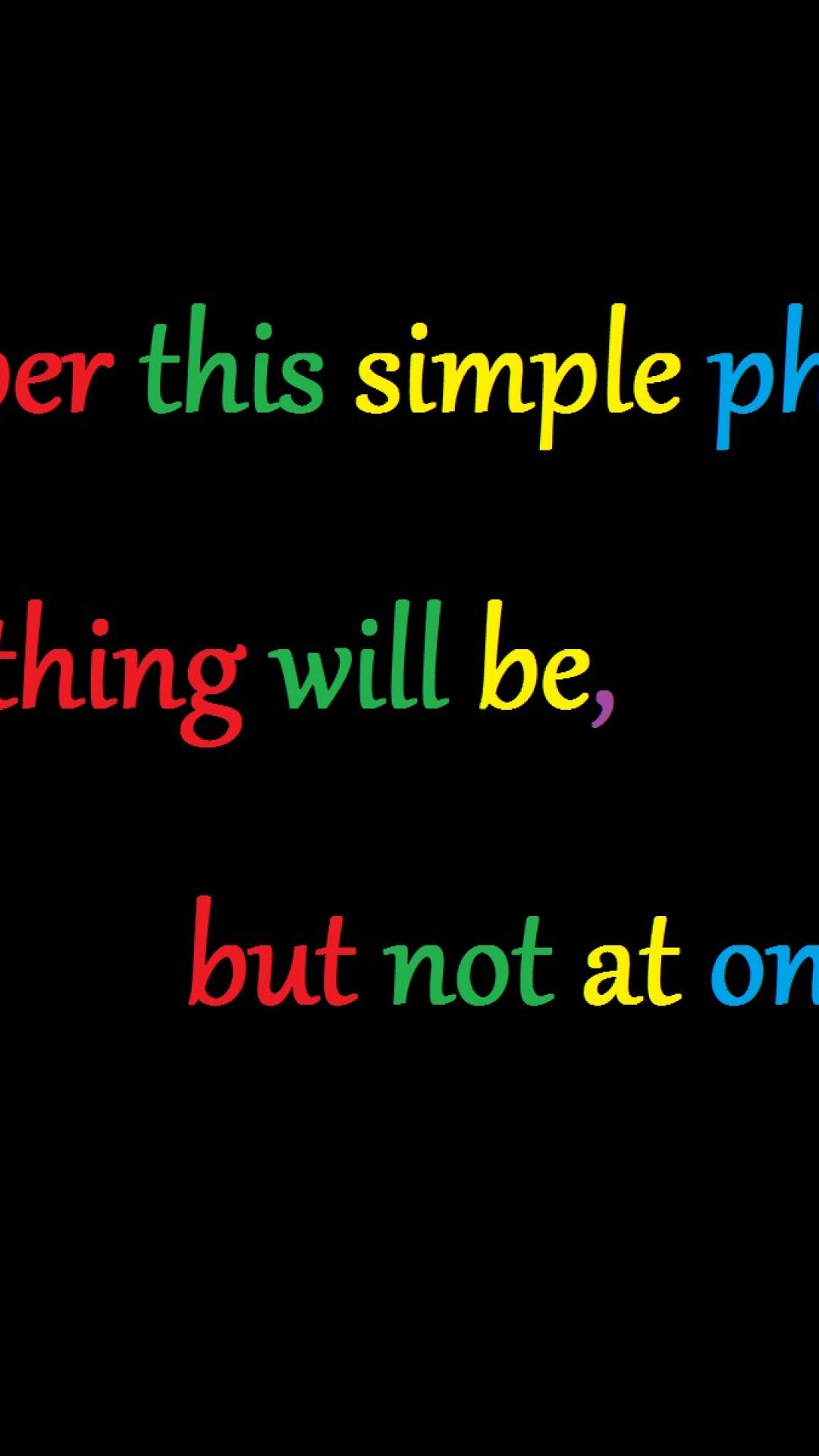 Red Yellow Text Purple Black Background Colors Wallpaper