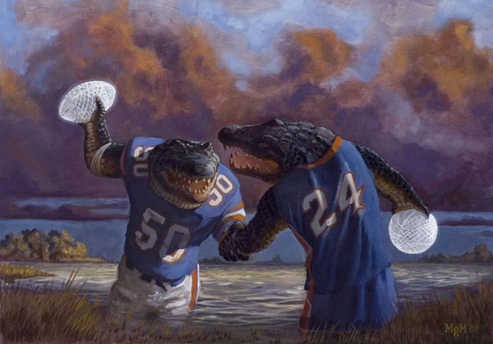 Down Where the Olg Gators Play   and Win it ALL Baby