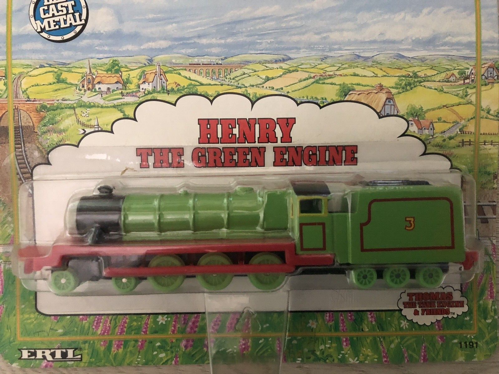 Thomas And Friends Henry The Green Engine Ertl Sodor 3n1