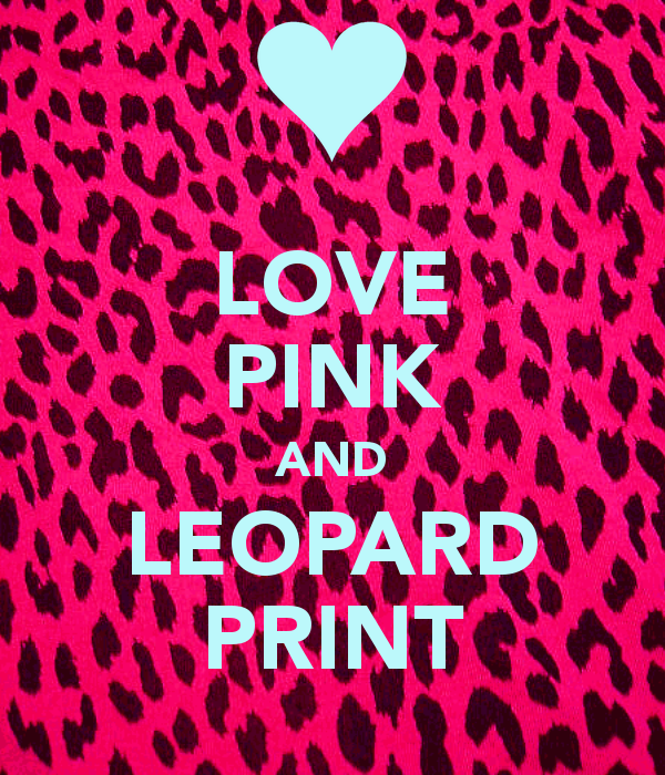 Pink Leopard Desktop Wallpaper Print