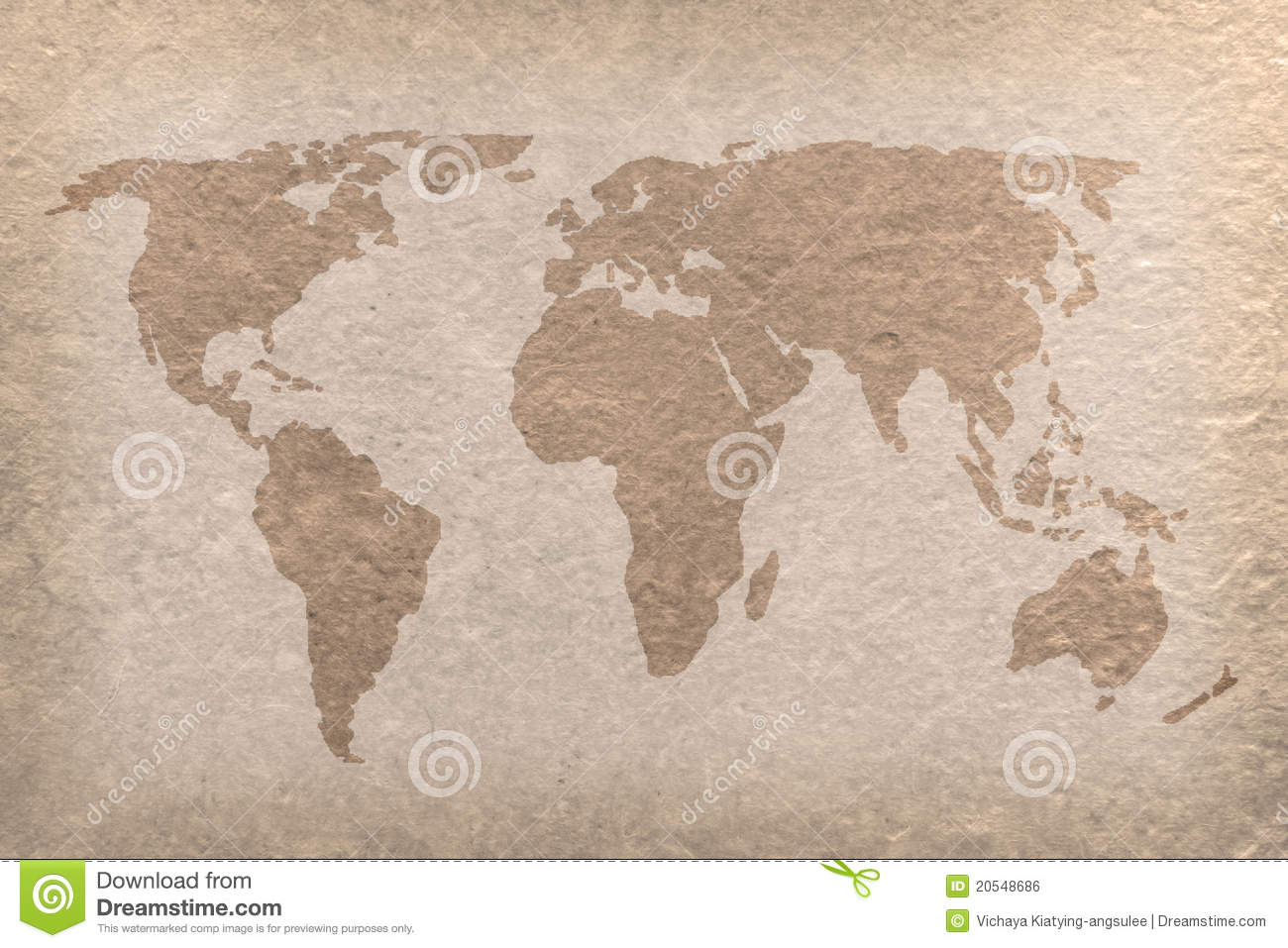 Old World Map Wallpaper Border Vintage world map paper craft
