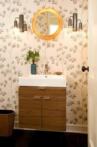 Free download Modern wallpaper Powder room by Nickey Kehoe Flickr Photo