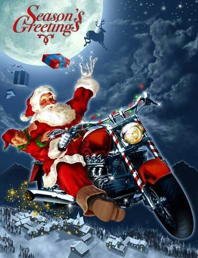 Biker Christmas HARLEY Pinterest