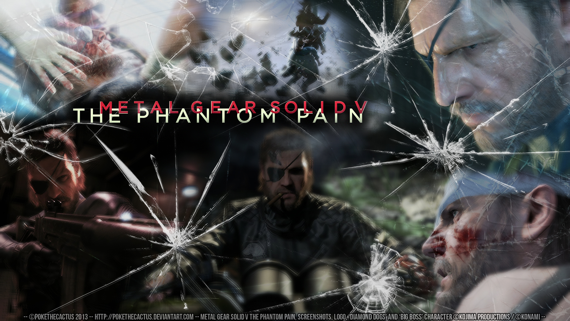 Metal Gear Solid V The Phantom Pain Background Wallpaper
