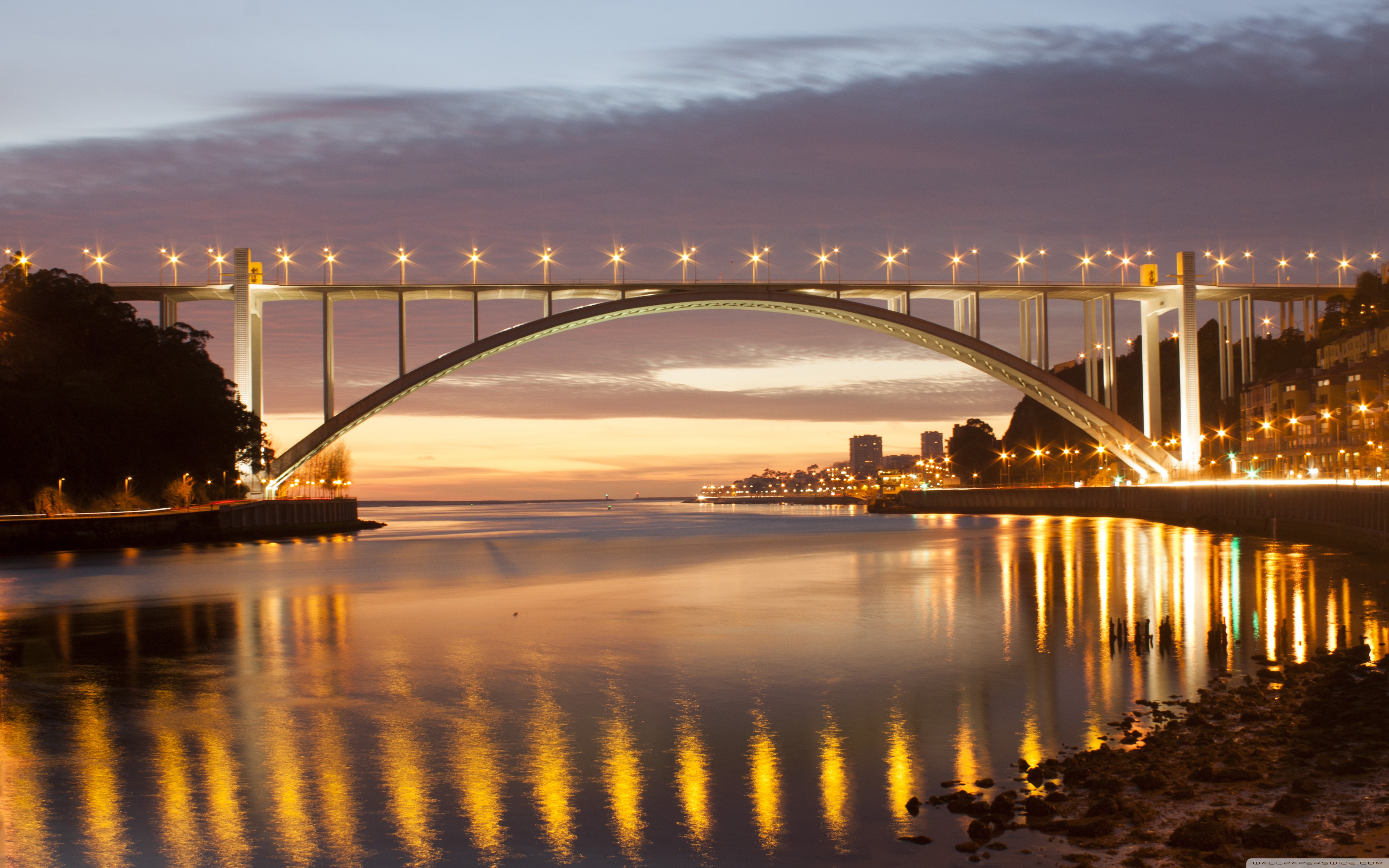 Ponte Arrbida Porto Portugal 4k HD Desktop Wallpaper For
