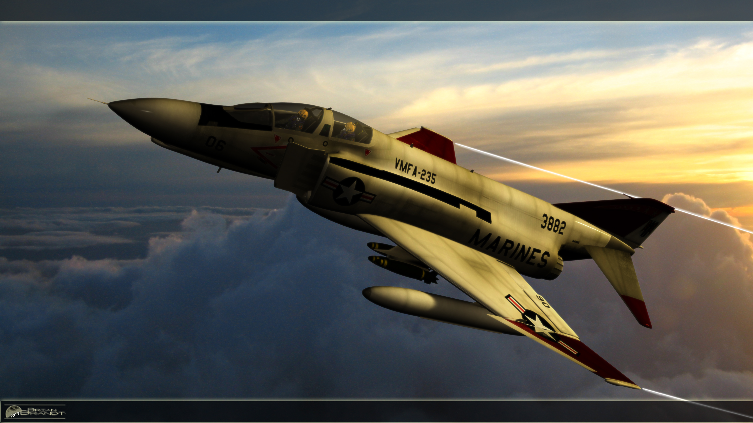 F4 Phantom Bombing Mission By Mototsume