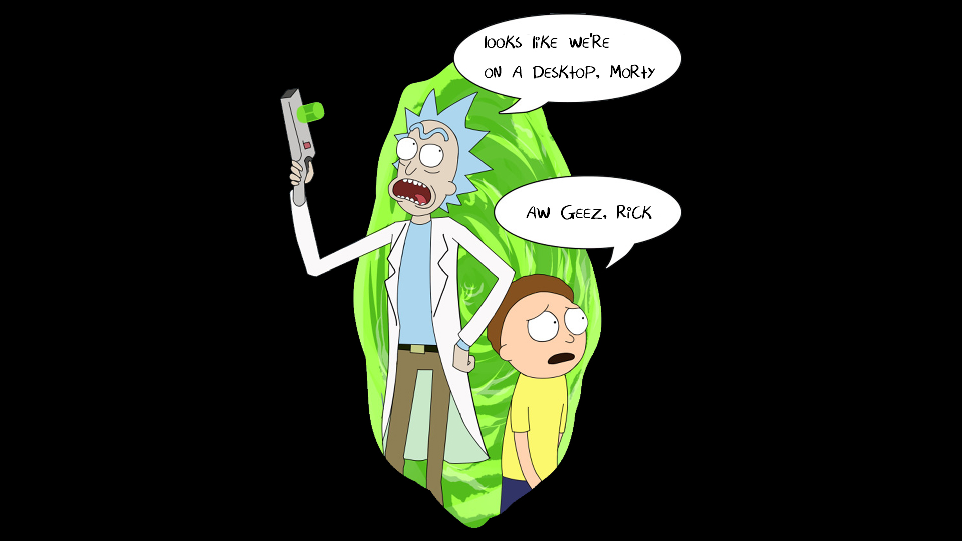 Rick And Morty Wallpaper Found In R Pcmasterrace