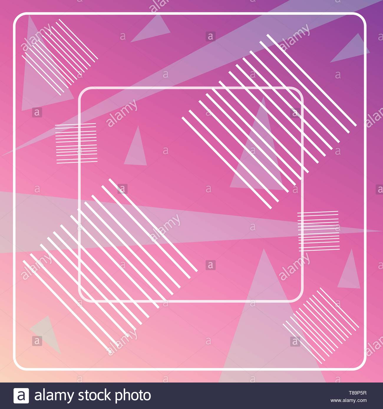 Geometric Background Pastel Pink Dash Squares Semitransparent