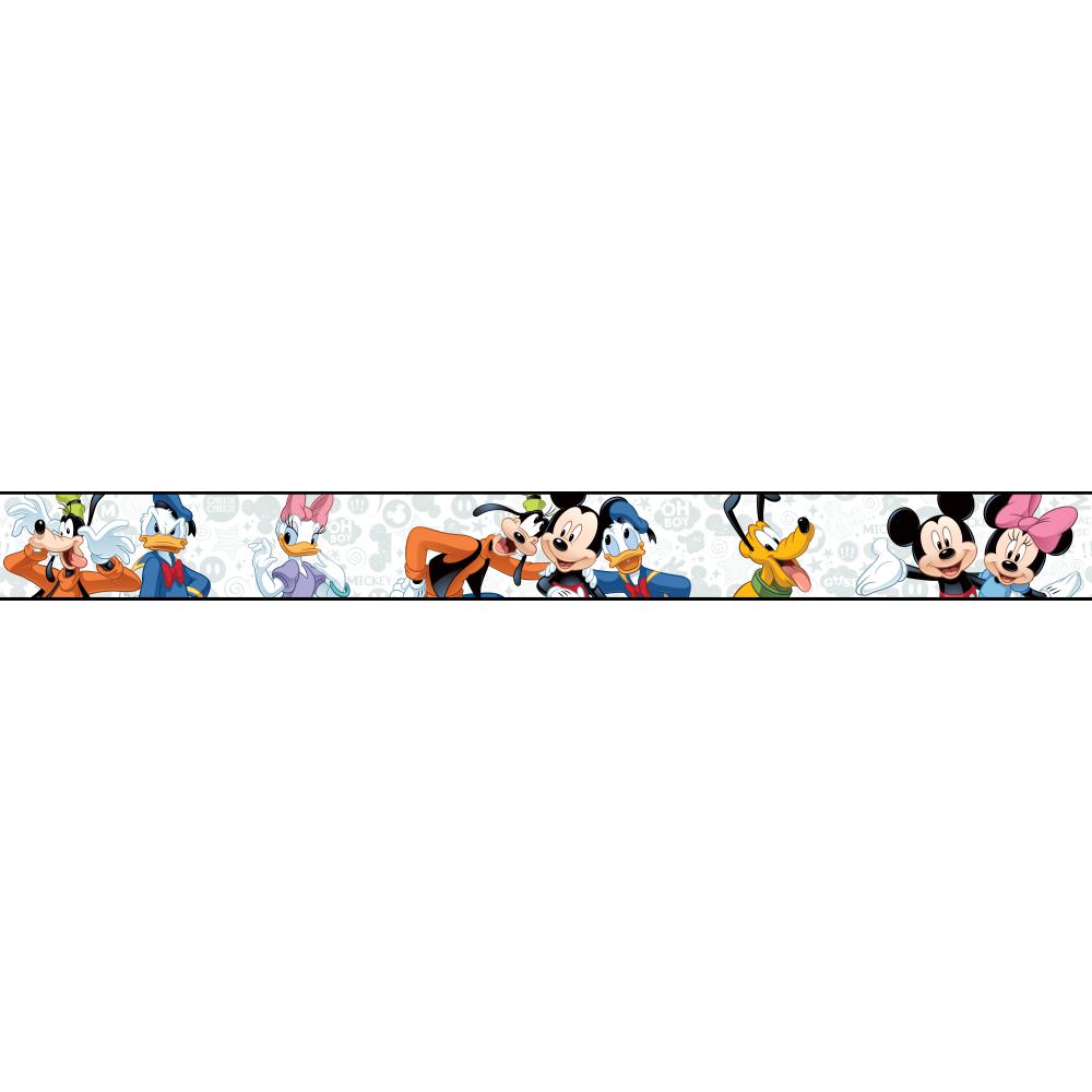 Walt Disney Kids Ii Mickey Friends Border Wallpaper