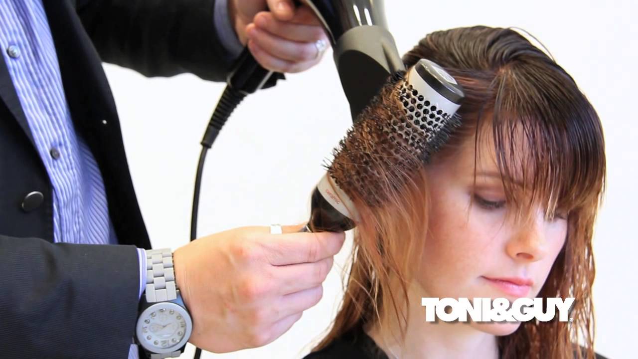 The Perfect Blowdry Technique Ribboning With A Round Brush