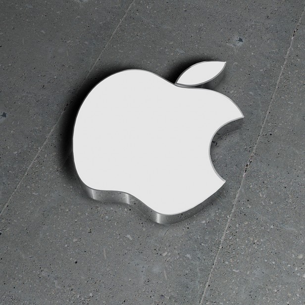 3d Apple Logo iPad Wallpaper