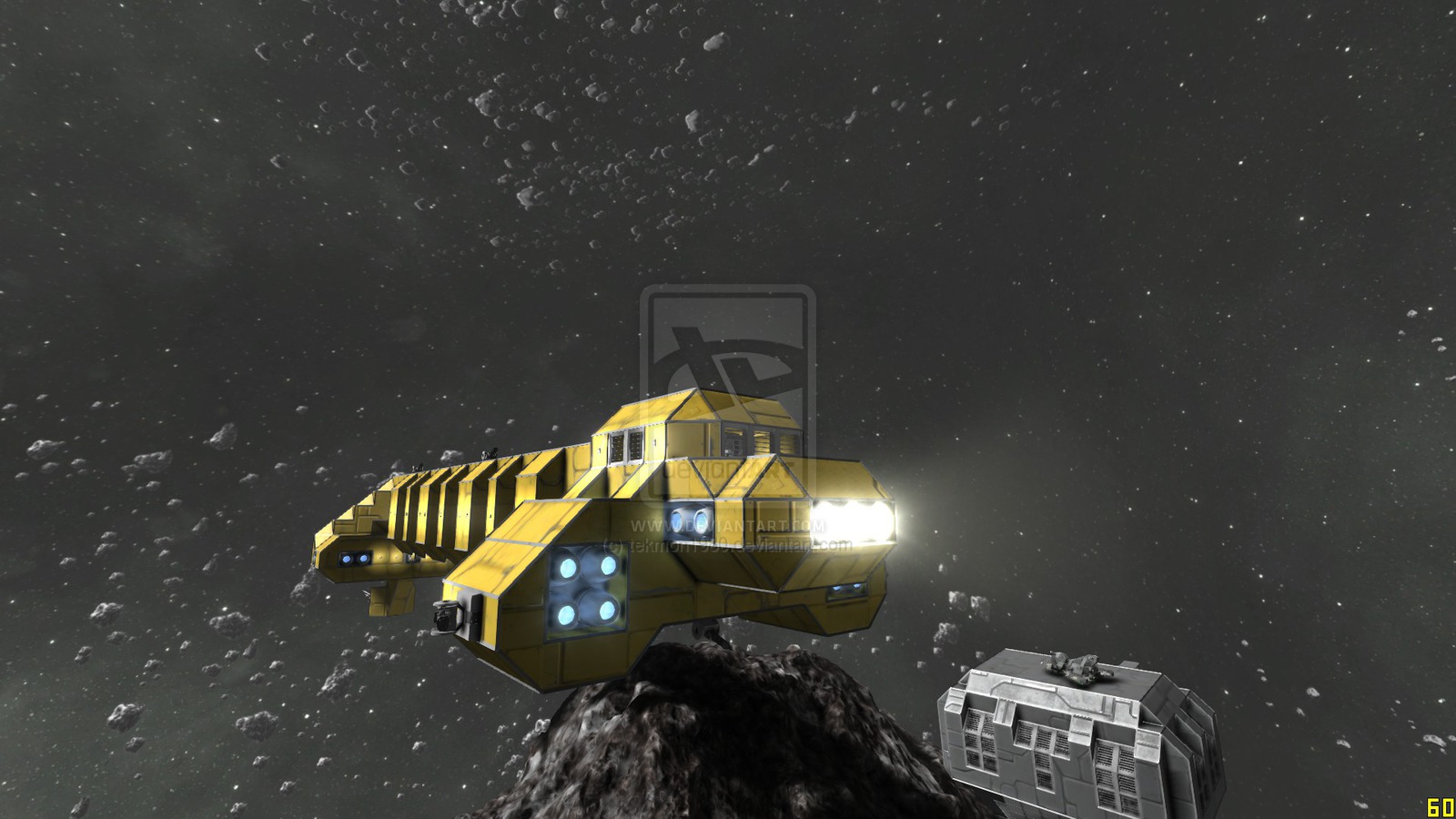 Space Engineers Ct 49x Civilian Transport By Tekmon1980 On