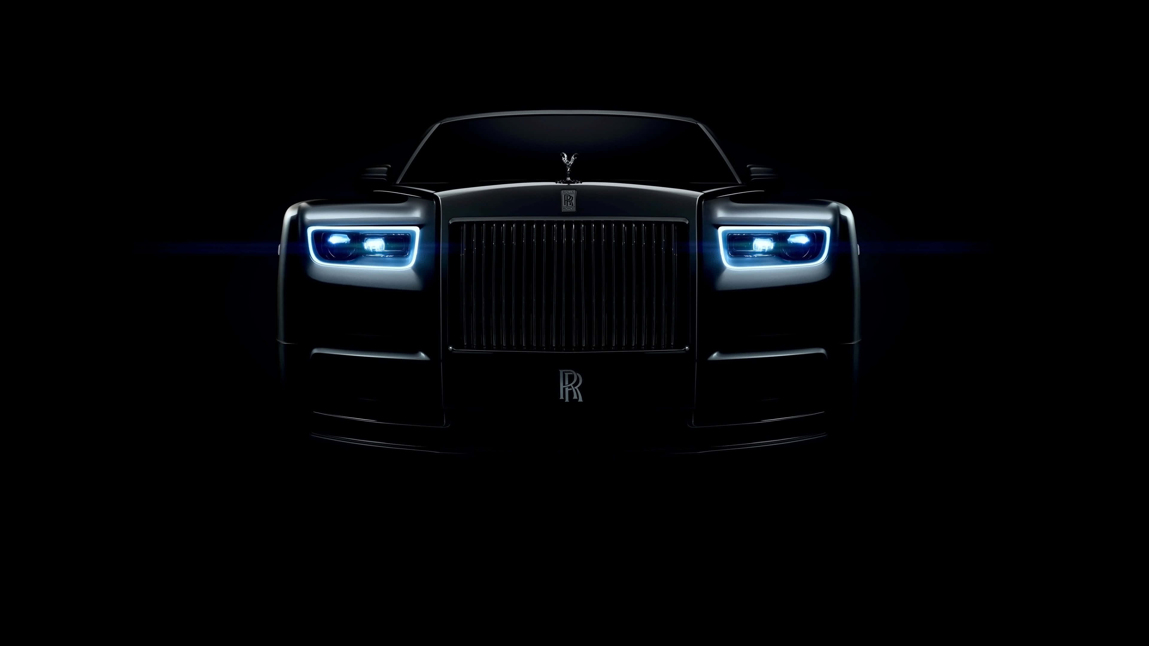 Rolls Royce Phantom Black UHD 4k Wallpaper