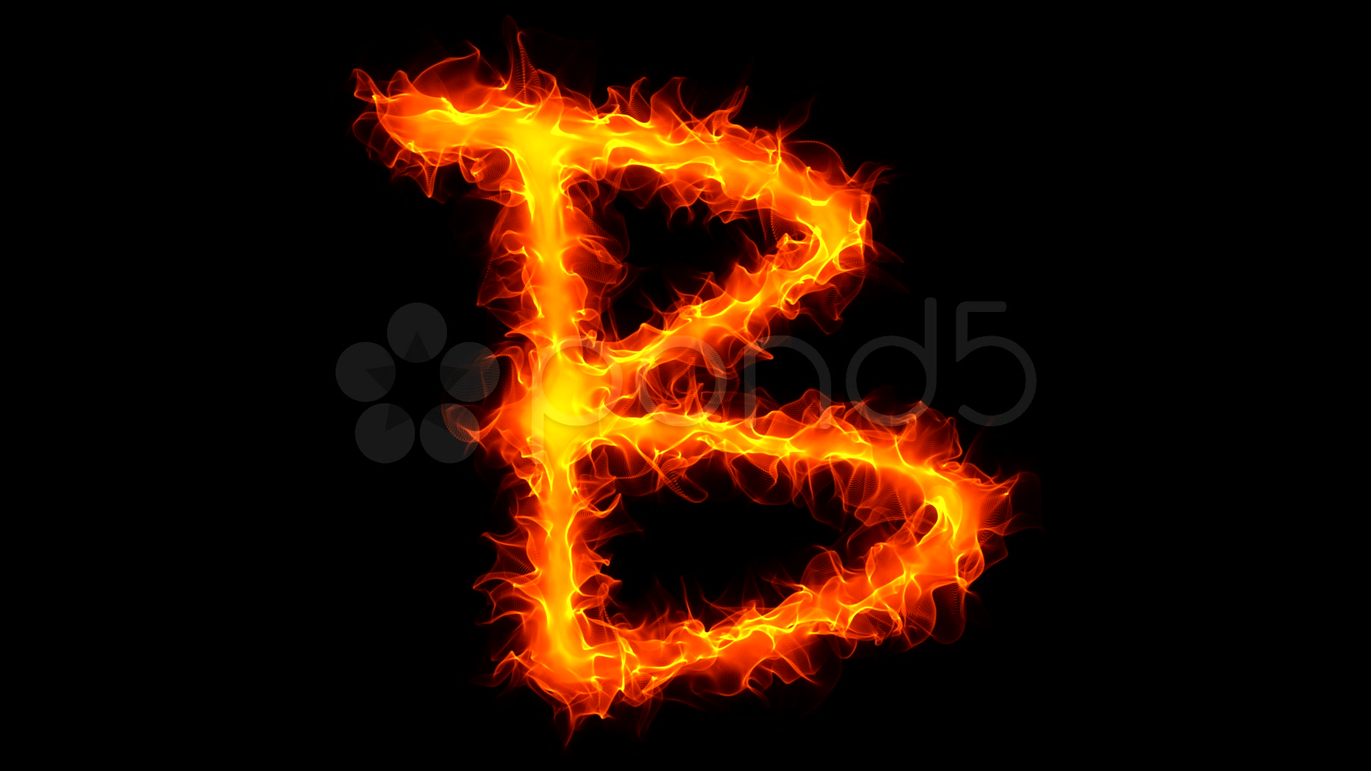 Letter B Wallpaper Fire letter b graffiti