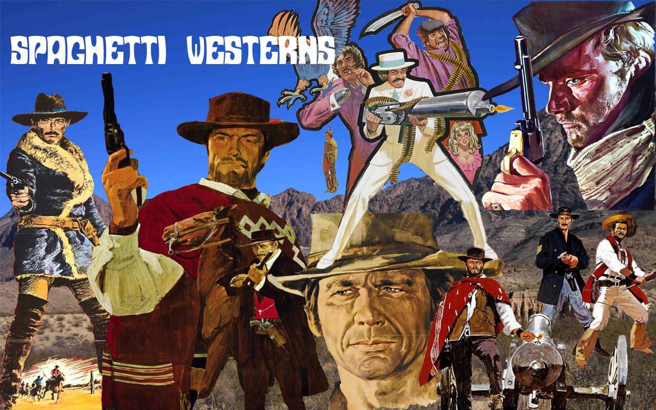Here Is A Spaghetti Western Themed Wallpaper I Recently Made On