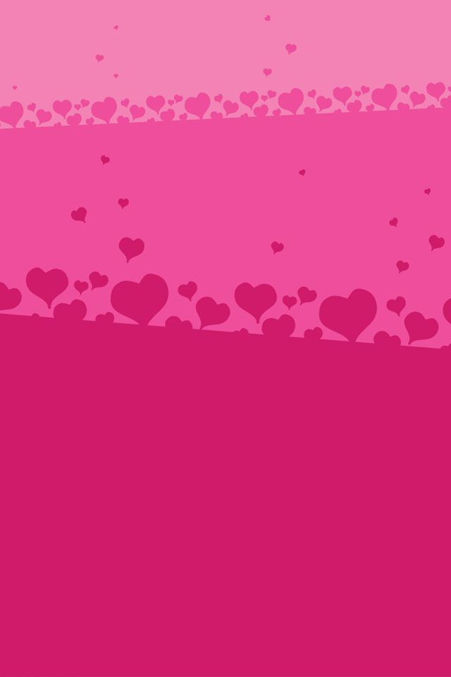 Pink Hearts iPhone 4s Wallpaper iPad