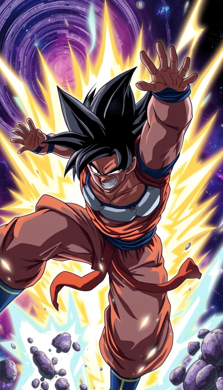 Black Goku Mobile Wallpaper