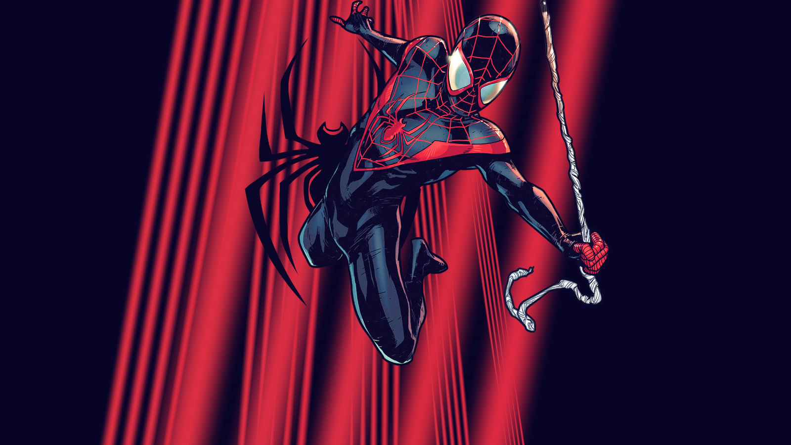 Ultimate Spider Man Miles Variant Wallpaper by Squiddytron on