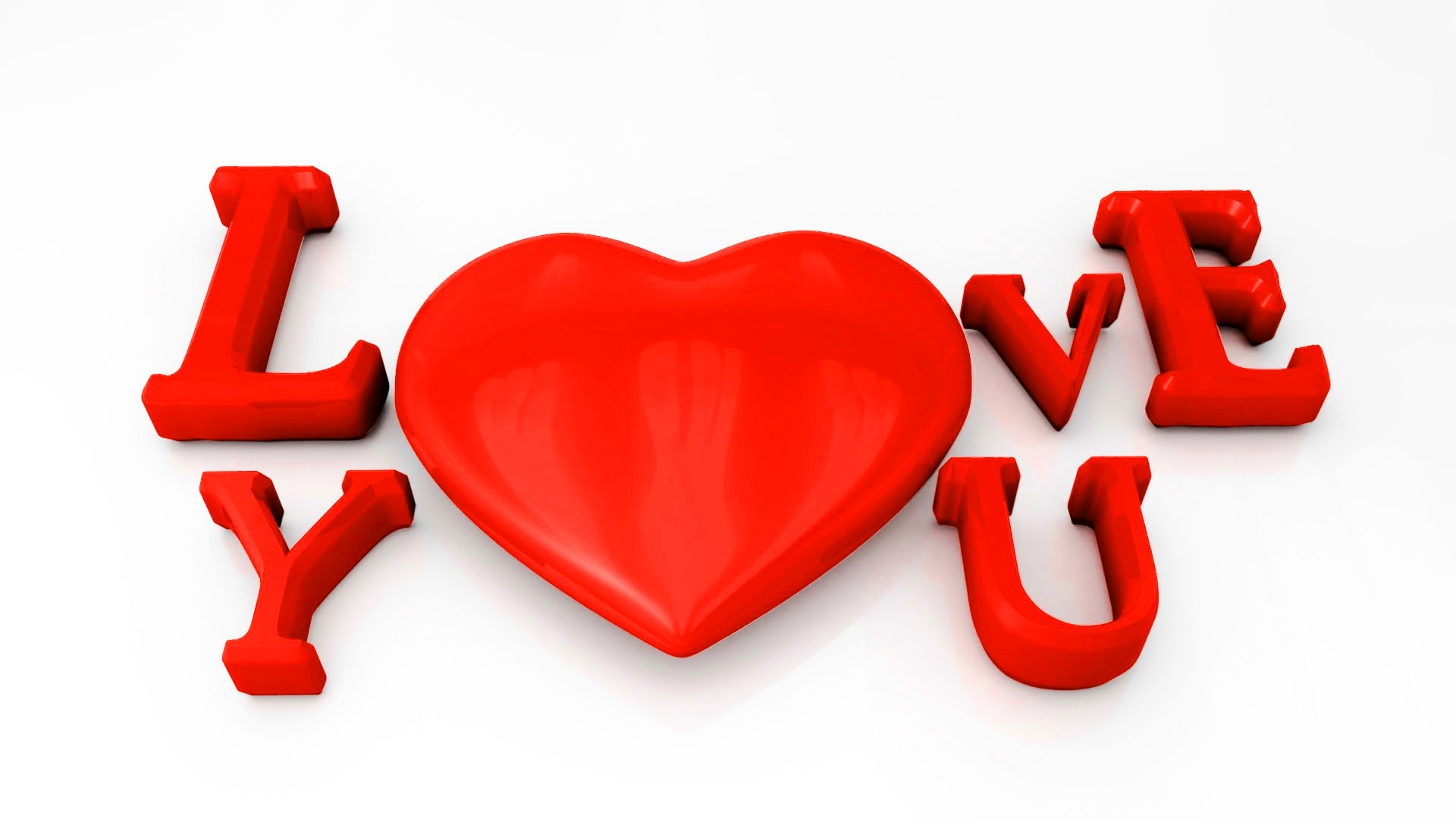 Love You 3d Choice Wallpaper