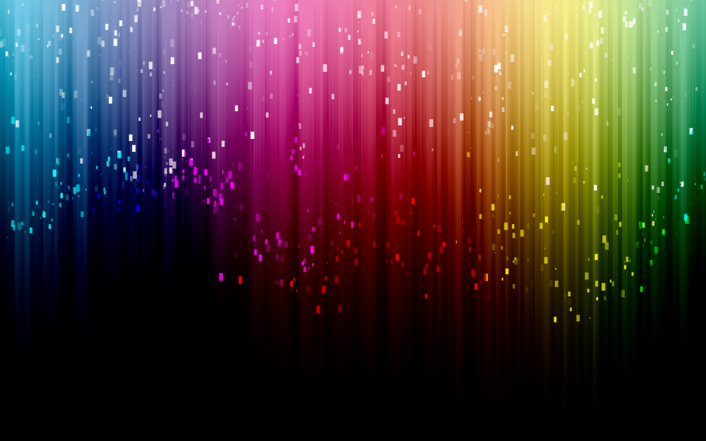 Jewel Tones Glitter Rainbow