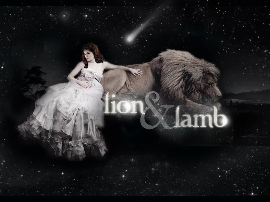 Lion And Lamb Wallpaper By Thesearchingeyes