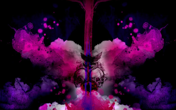 Skull Wallpaper Pink By Tmhtr