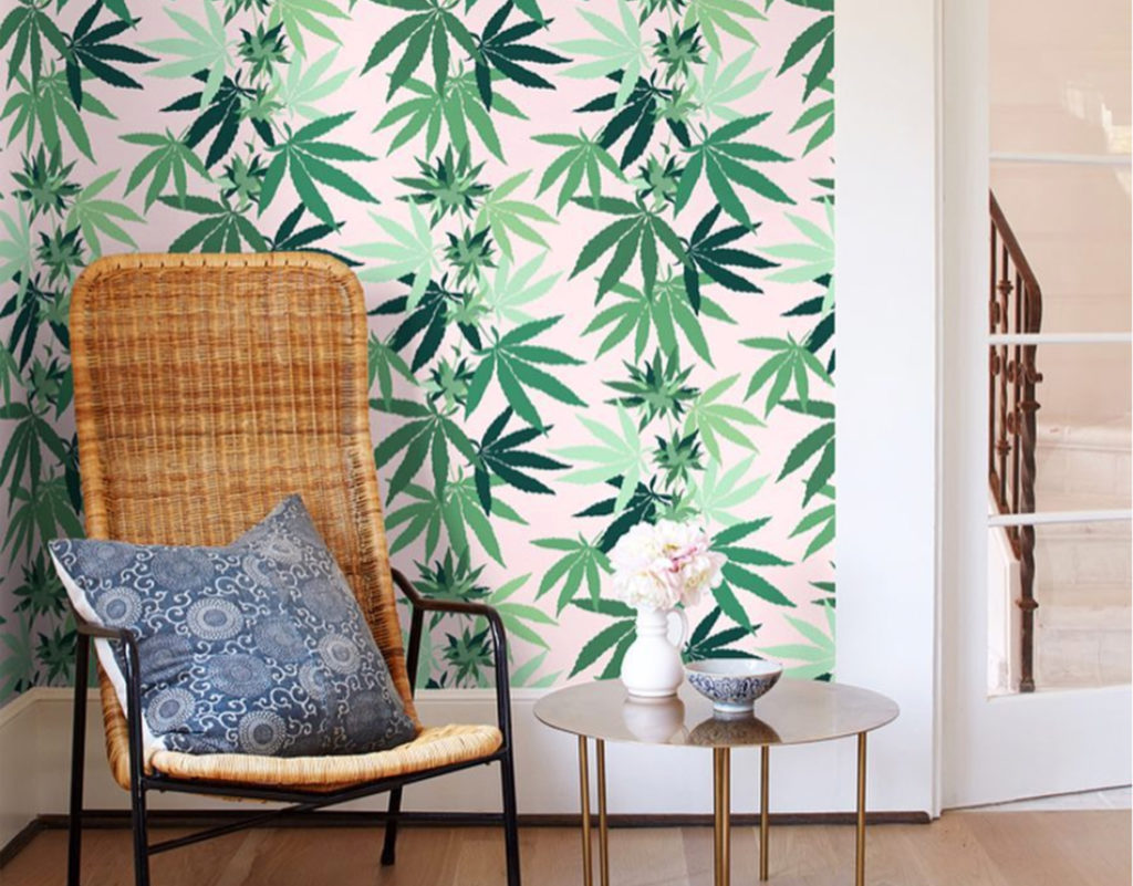Removable Weed Wallpaper The New Smoker