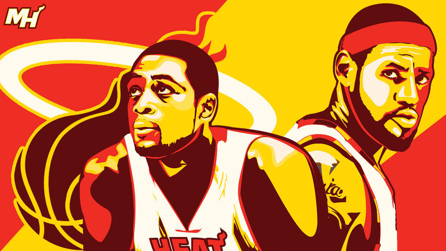 Gallery Image For Lebron James And Dwyane Wade Wallpaper